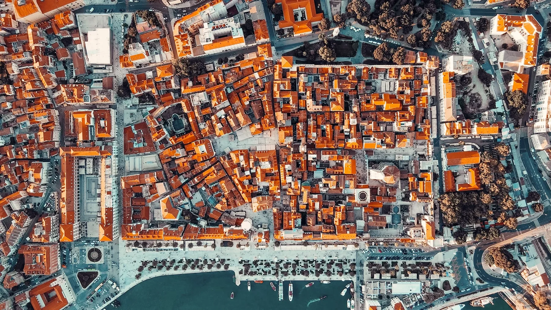 Panorama Splita korištena na stranici ONE Collection Split