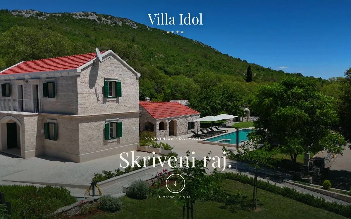 Snimka naslovnice web stranice Villa Idol